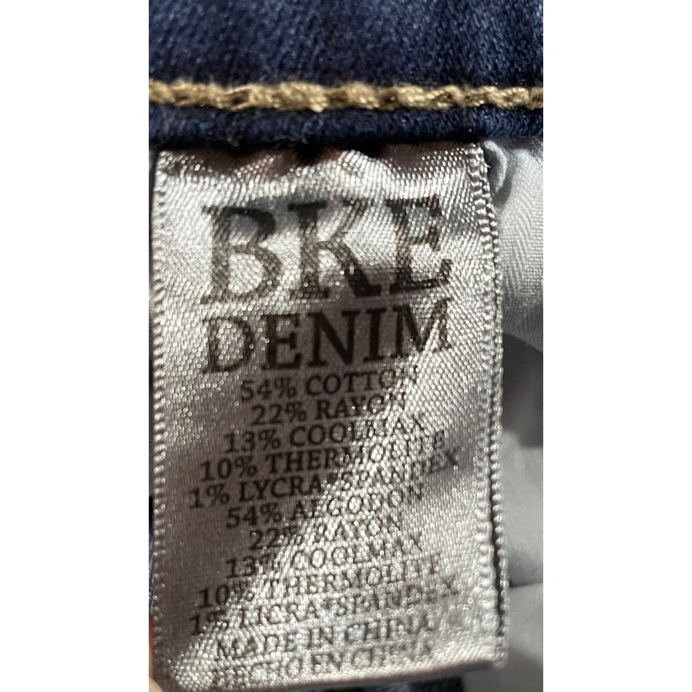 BKE Bootleg Jeans Women 33X29 Bootcut Contrast Stitch Moto Pocket Denim Pants - Picture 2 of 16
